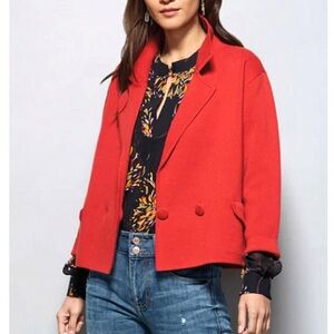 Coronation Cardigan CAbi 4479 Bold Poppy Red cardigan